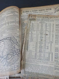 Official Railway Guide March 1896    Travelers   DAMAGED