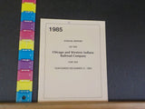 Chicago and Western Indiana Railroad Company Annual Report 1985