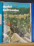 Model Railroader Magazine Complete year in MR blue binders 1966   12 issues