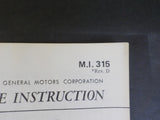 EMD Maintenance Instructions MI 315 Rev D Crankcase Lower deck repair