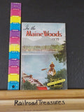 In The Maine Woods 1935 Edition Bangor and Aroostook Railroad MAP