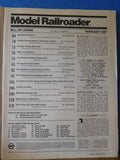 Model Railroader Magazine 1987 February ABCs of laying track Scratchbuilding HOn