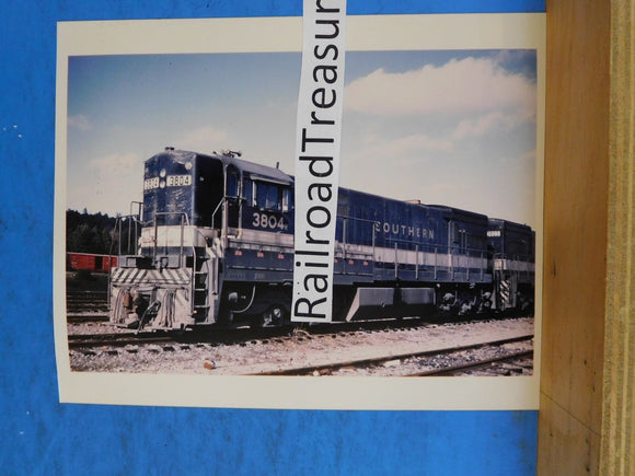Photo Southern Railroad Locomotive #3804 8 X 10 Color Birmingham AL 1971