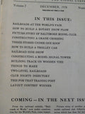Model Builder 1938 December Lionel Magazine Rotary snow plow Three stores Grade