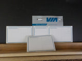 Via Pen & Postcards Silver & Blue class