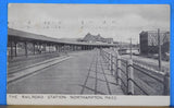 Postcard Railroad Station NorthHampton Mass Postmarked 1905