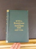 Poor's Manual of Railroads 1882   History rolling stock more