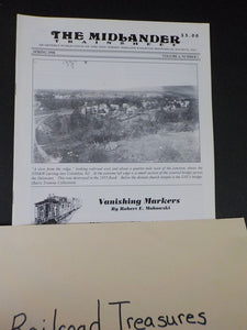 Midlander Trainsheet V4 #1 1998 Spring Columbia Junction #13 Unionville engine f