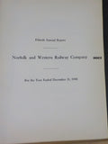 Norfolk and Western Railway Annual Report 50th Year ended December 31 1945  MAP