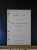 Chicago Burlington & Quincy Railroad Company Annual Report 1881 Dec 31