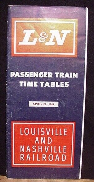 Louisville & Nashville public timetable 1964 April 26 L&N