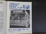 Trolley Coach News No 54 1982 Summer/Fall Includes Vol No 13     Index