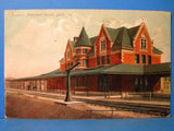 Postcard Western Maryland Depot York PA Postmarked 1908 West Park Station