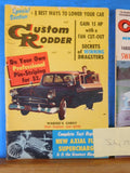 Custom Rodder 1957 May July / Nov 1958 / Feb 1959  Lot of 4
