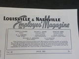 Louisville & Nashville Employee Magazine L&N 1952 July