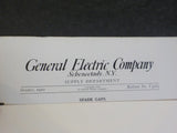 General Electric Company Supply Department Bulletin No Y4783 1910 October Spark
