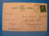 Postcard M.C.R.R. Cut Crawford Notch White Mountains N.H. Postmarked 1913