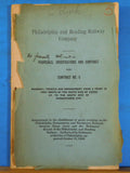 Philadelphia and Reading Railway Proposal Specifications and Contract #5 1907