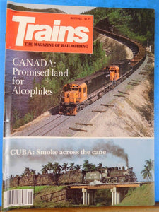 Trains Magazine 1983 May Canada the promised land for Alcophiles Cuba Smoke acro