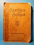 Service Songs Shaped Note Edition 1915 Soft Cover 286 Pages Missing back cover