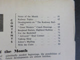 Model Railway News 1951 April Covers loose Great Western Coach drawings