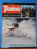 Trains Magazine 1980 February How to fire Old 97 Railroading beyond the 100 inch