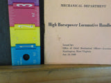 Chesapeake and Ohio Railway Baltimore and Ohio Railroad Company mechanical depar