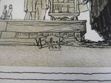 Print Canadian National #703  Drawing by A. Bullock 1965