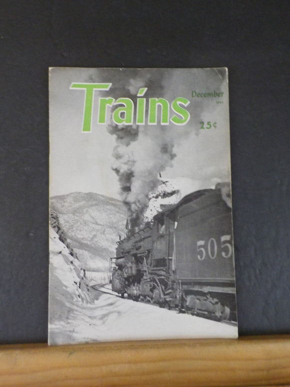 Trains Magazine 1944 December Niagara Falls Line PGE Freight haulers