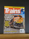 Trains Magazine 2007 April BNSF Transcon Western Commuter lines map