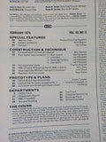 Railroad Model Craftsman Magazine 1975 February RMC GE diesels Rotary snowplow C