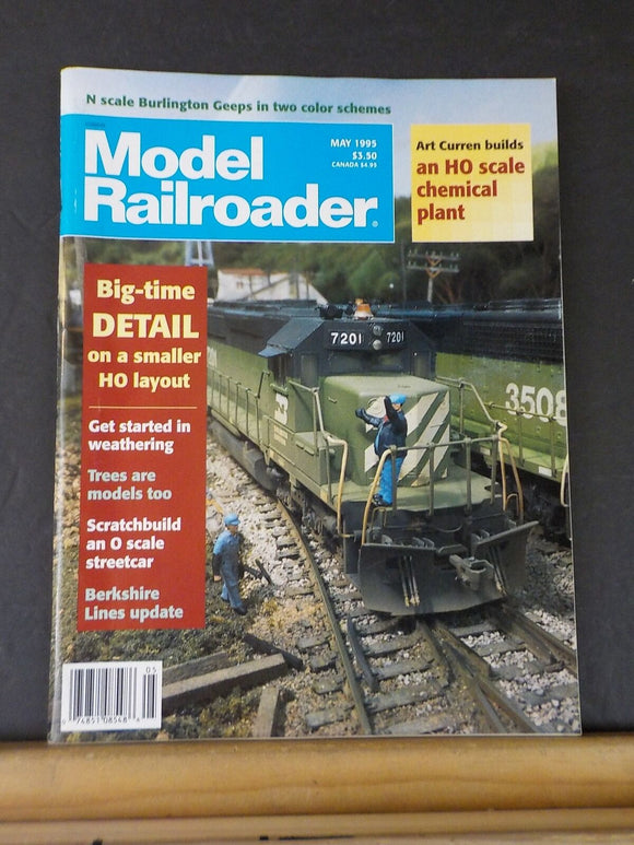 Model Railroader Magazine 1996 April L&N in Eastern KY Hauling steel Adhesives