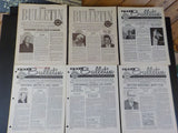 NMRA Bulletin 1962 Complete Year 11 Issues   January thru December