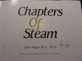 Chapters of Steam By John Sagar SIGNED Steam Locomotives of Worth Valley Railway