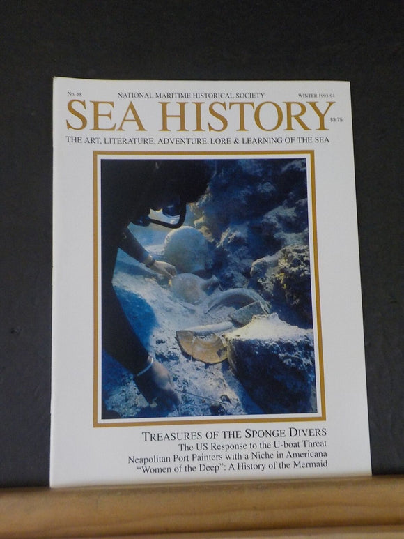 Sea History No 68 Winter 1993-94 Treasures of the Sponge Divers