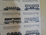 Lionel Train Catalog 1956 private issue Some Damage