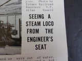 Wheel Clicks 1974 November Pacific Railroad Society Seeing a Steam Loco from the