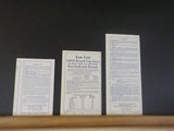 Jersey Central Lines Public  Timetable Lot of 3 1964 April 26 Mainline Seashore
