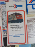 Amtrak Travel Brochures Lot #2  Includes 24 Various brochures