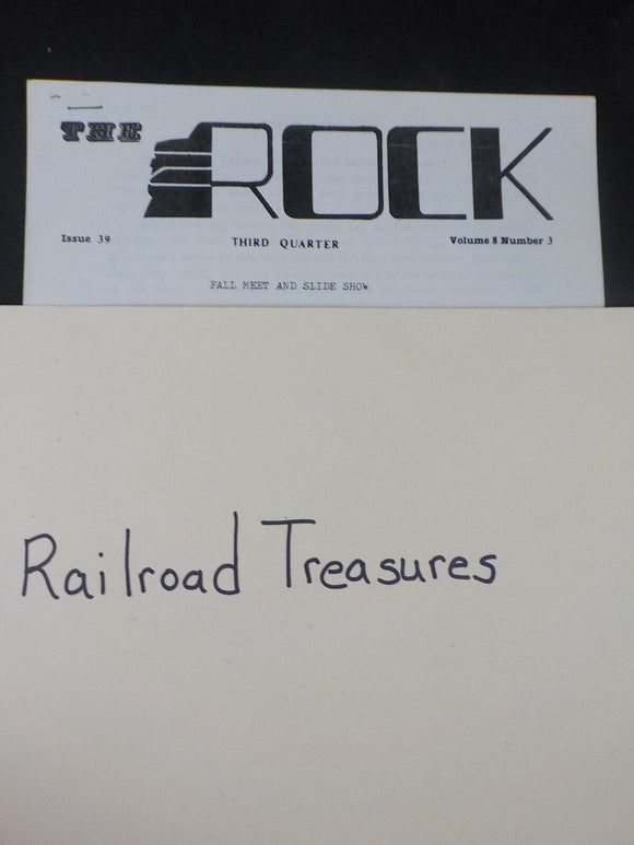 Rock Issue #39 Third Quarter Vol 8 No 3  Rock Island Technical Society