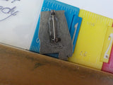 Jaycees Alabama Gambler and his lady State Outline Pewter      PIN