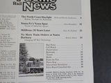 Pacific Rail News #261 1985 August North Coast Daylight Santa Fe Venta Spur