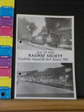 Isle of Man Railway Society Journal 1983 January Volume IX. No.4