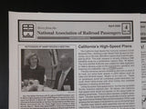 News from the National Association of Railroad Passengers 2000 COMPLETE YEAR Lot