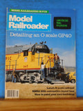 Model Railroader Magazine 1985 July Detailing an O Scale GP40 How to paint your
