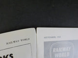 Railway World 1960 September Vol 21 No 244 Scottish Island Funicular Darlington