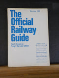 Official Railway Guide 1984 May June North American Freight Service Edition