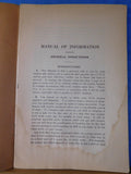ICS Manual of Information #1586 Third edition 1923  International Correspondence
