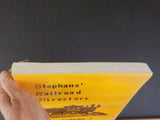 Stephans Railroad Directory Volume 2 Railroad Model Craftsman RMC Index 1933-87