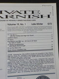 Private Varnish Issue 72 Magazine of privately owned railroad cars Air brake